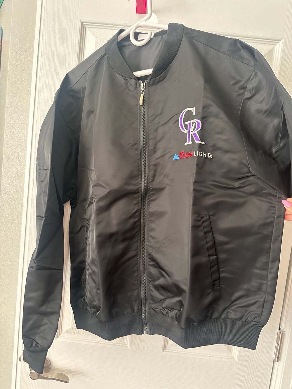 Colorado Rockies Coors Light Bomber Jacket Size M